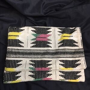 Avani Clutch Purse, Cloth Aztec Style Purse